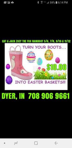 New toddler rain boots.