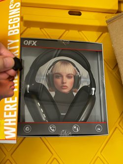 Black headphones