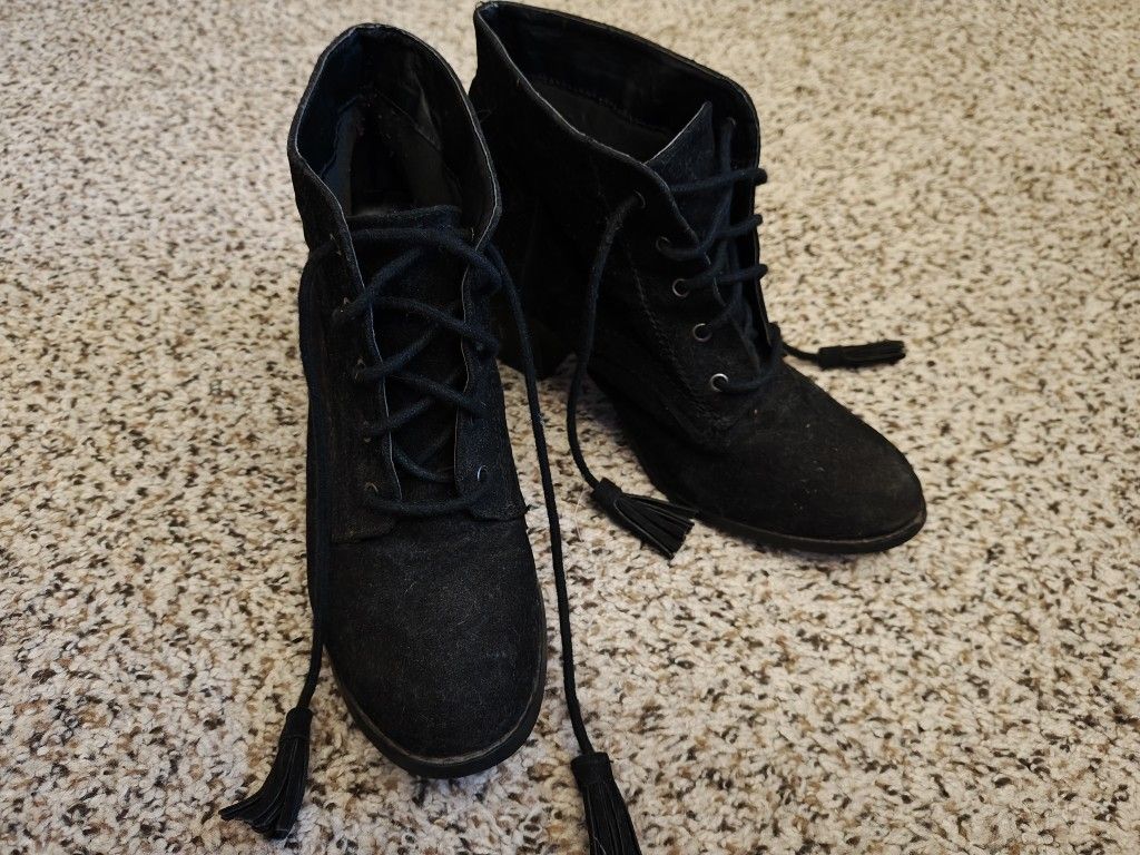 Suede Boots