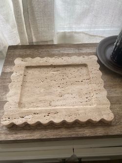 Travertine tray