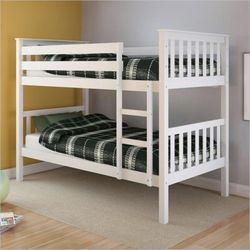 BUNK BED TWIN TWIN WITH NEW MATTRESS INCLUDED