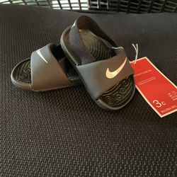 Brand New Baby Nike Kawa Slides Size 3C