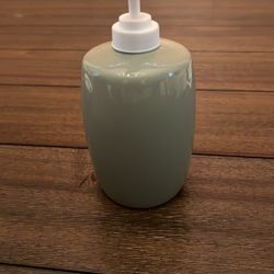 Green Ceramic Soap Lotion Pump Dispenser 