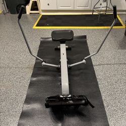 Compact Full Motion Rowing machine & Mat