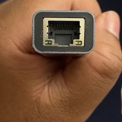 USB C To Ethernet Port Adapter Compatible with Console & PC