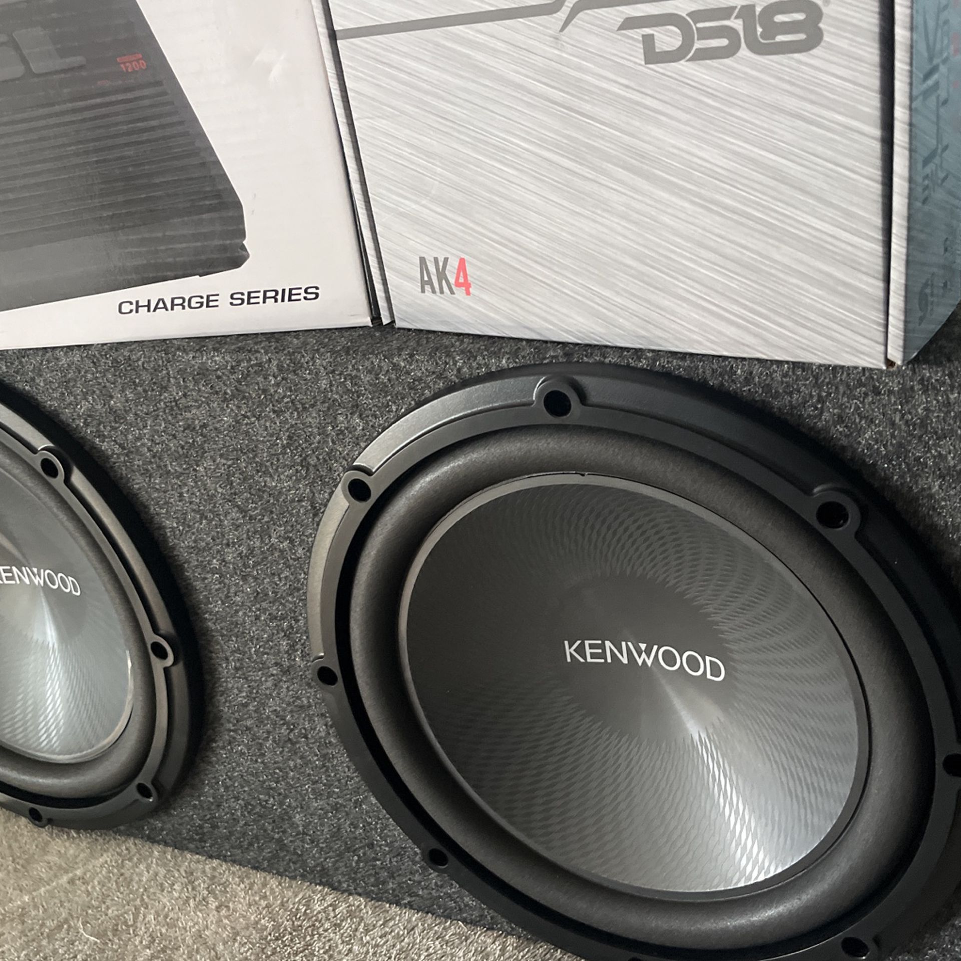 New Kenwood 12” DVC Subwoofers 🔊 Package 