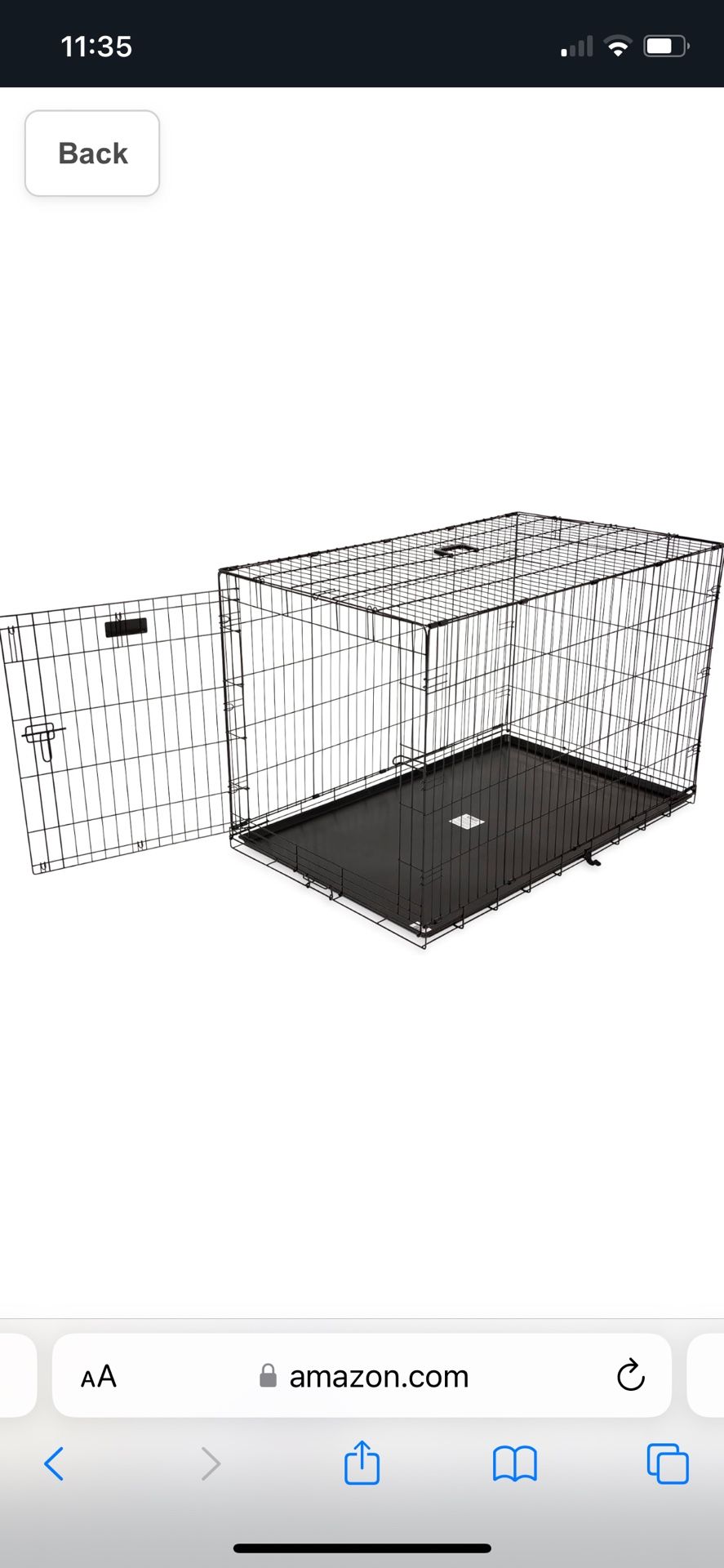 Wire Dog Crate 48” 