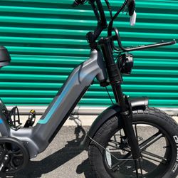 ✅ New- 1000W/48V Motor Powerful Step Through Electric Ebike, 20ah, 30mph, Front Rack, USB