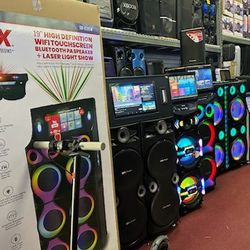Largest Selection Of Loud Bluetooth Party Speakers.  Come Listen To Them 