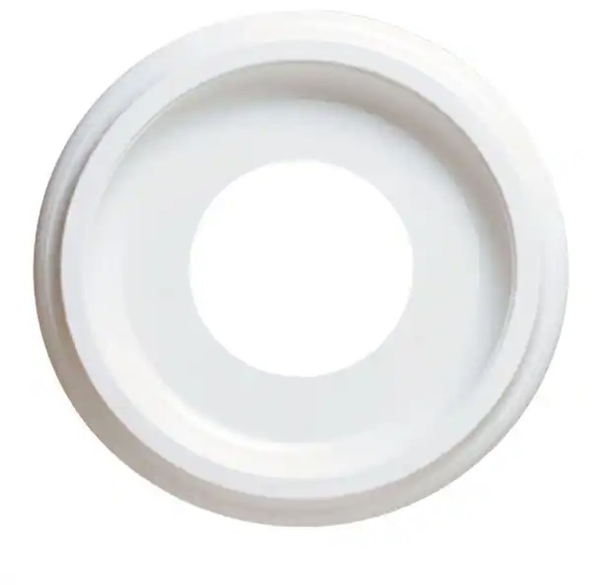 Open Box Hampton Bay 10 in. White Smooth Ceiling Medallion