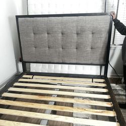 Queen Bed And Nightstand 