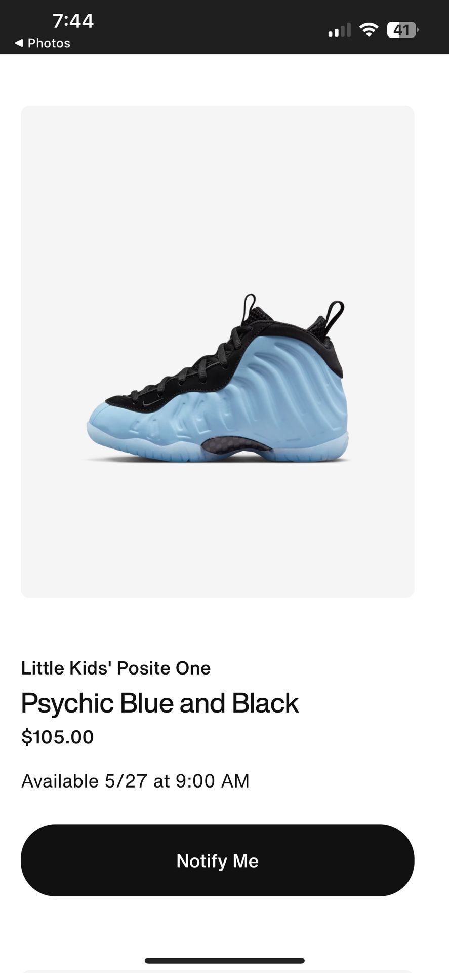 Air Foamposite One Psychic Blue And Black 