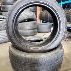 🔥 (2) 285 45 22 Bridgestone Dueler All Season Tires 