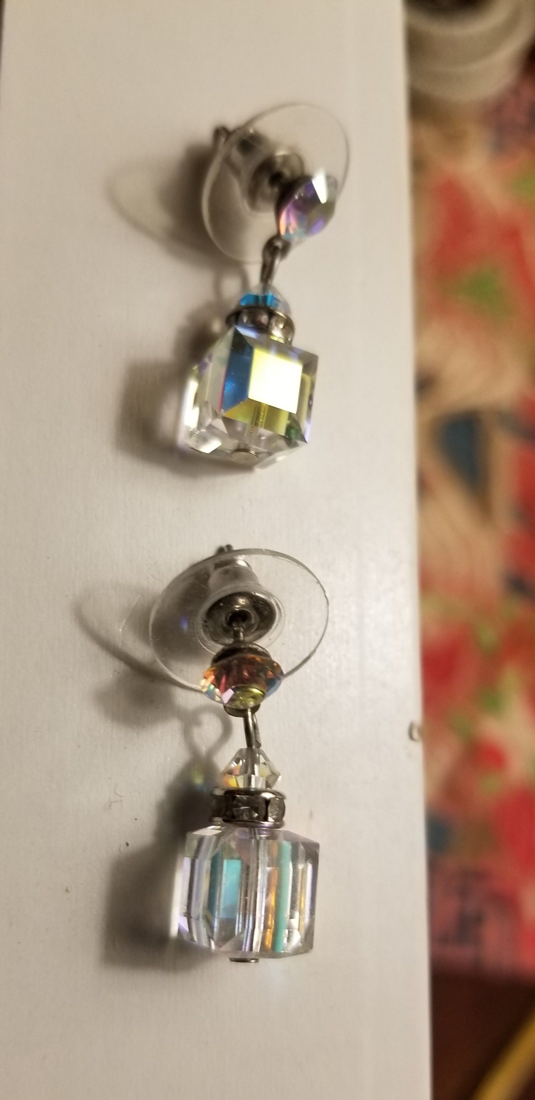 Genuine Skavaski Crystal Earrings A1