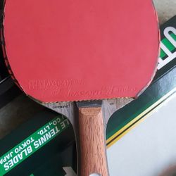 Custom Assembled Stiga TABLE TENNIS BAT RACKET. W/Butterfly RUBBER BRYCE Highspeed