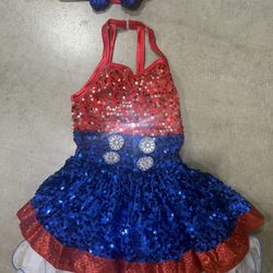 Child’s Small Dance Costume   Very Good Quality   $20