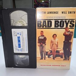 Bad Boys (VHS) Movie: Martin Lawrence, Will Smith. Rated R.