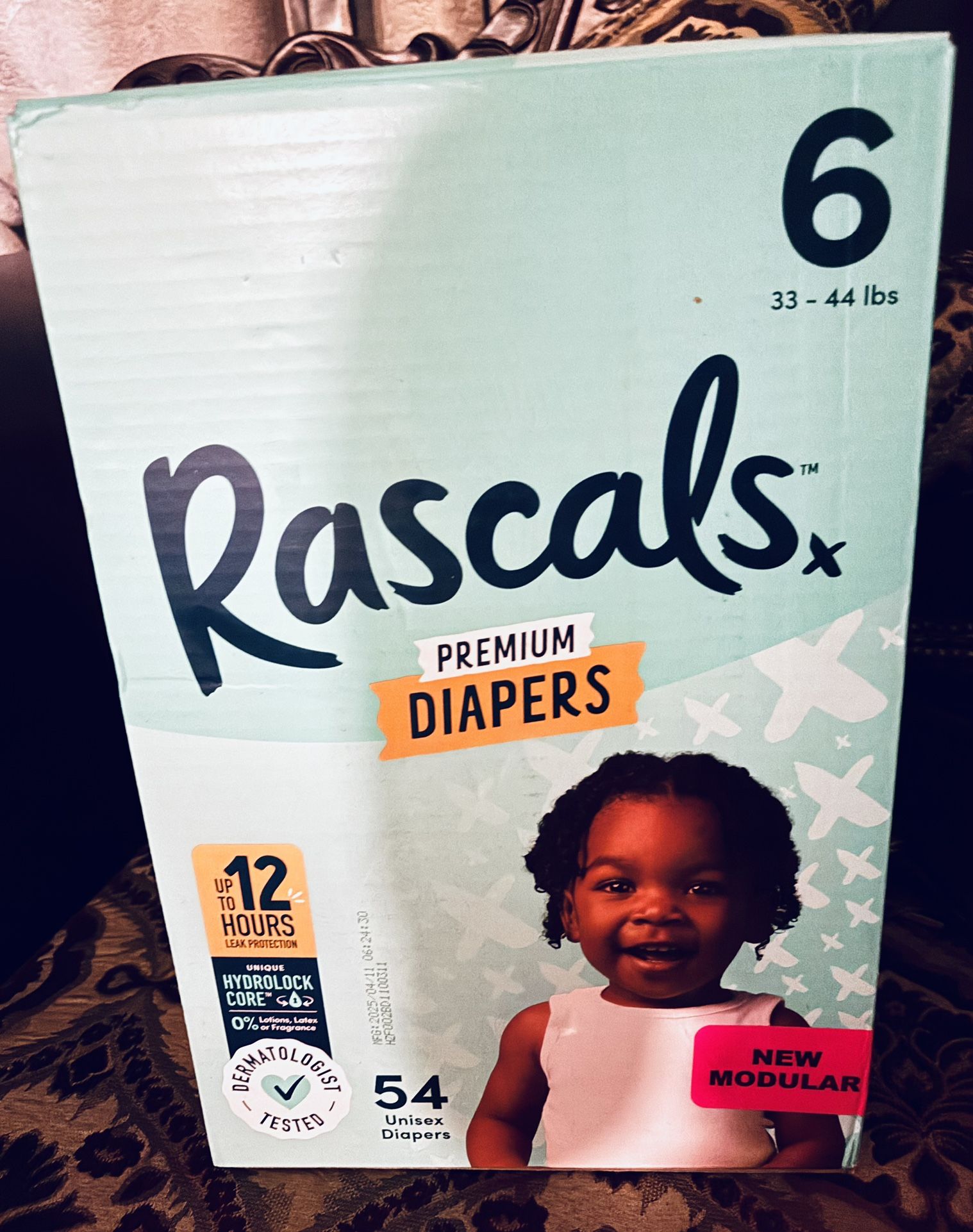 New Rascals Premium Diapers Size 6 (54 Count)