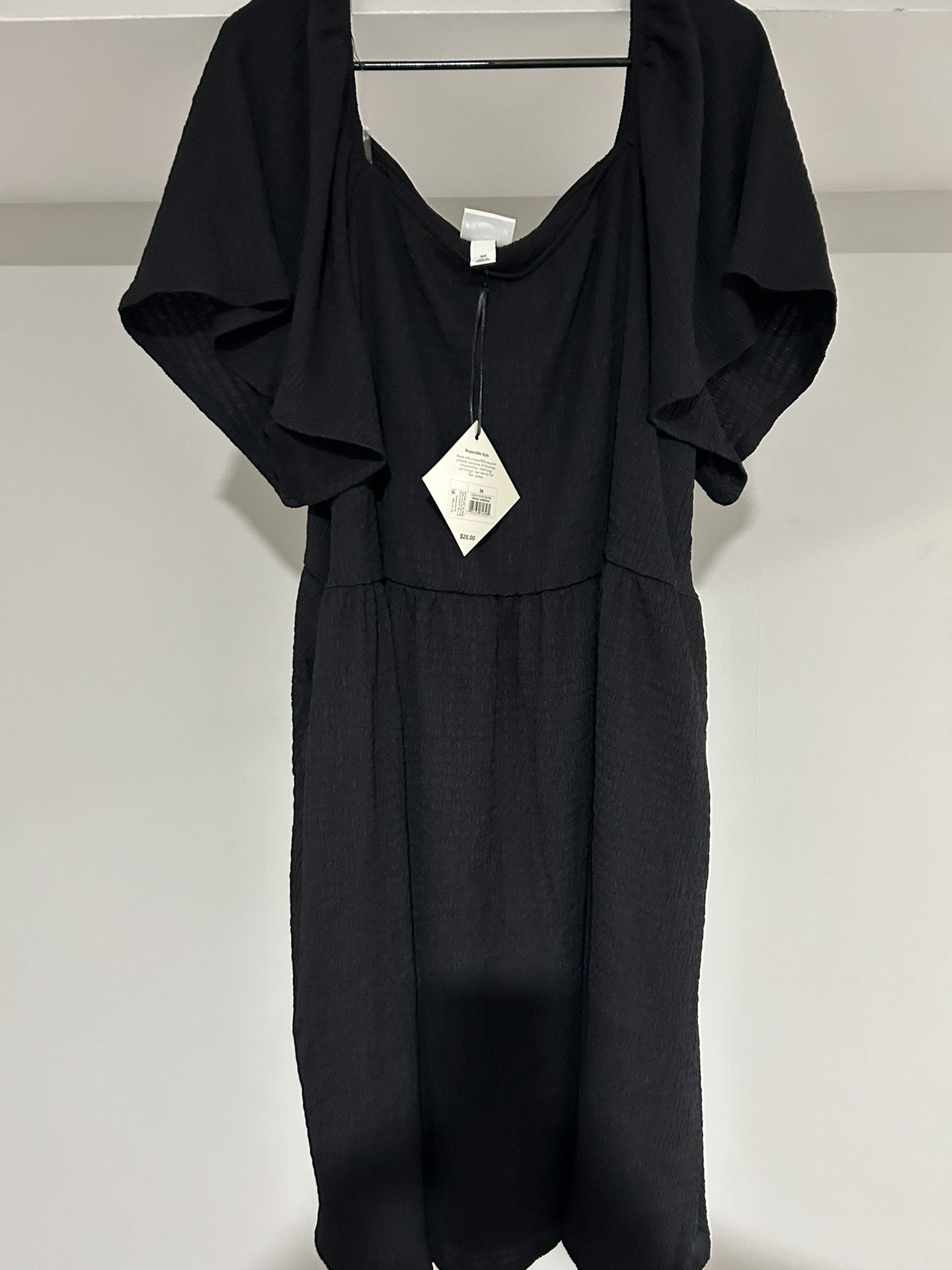 Black Plus Sized Dress 
