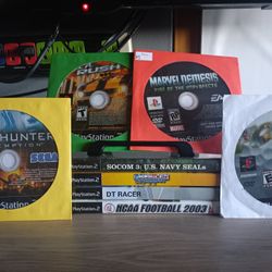 PlayStation 2 Games Lot (💲5 Each Firm)