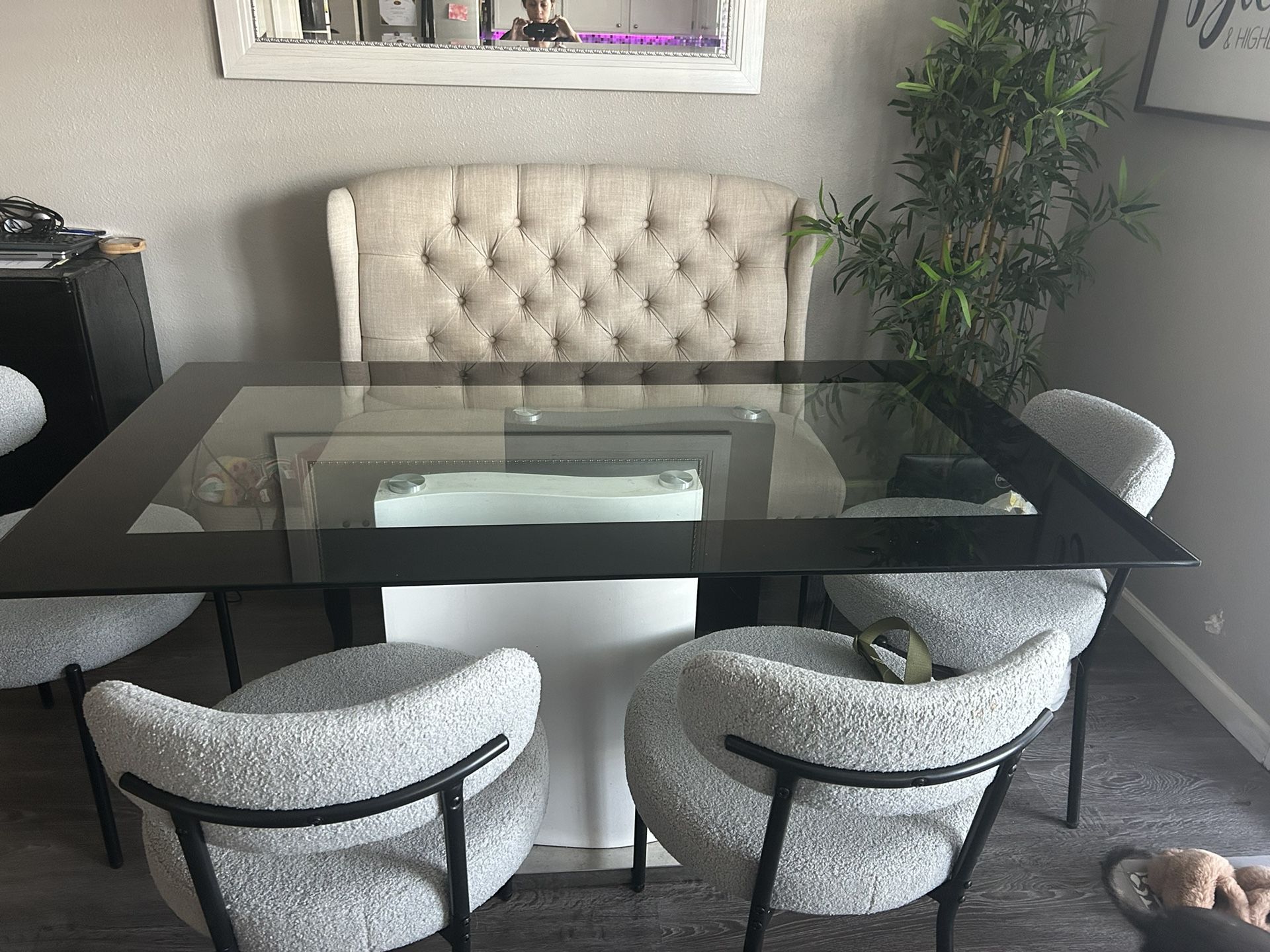 Glass Dining Table
