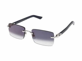 Cartier Men’s Frameless Rectangular Sunglasses