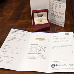 Women's Diamond Ring EGL Certified 