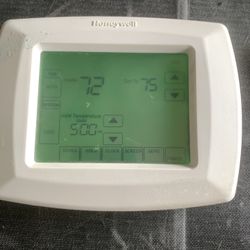 Honeywell RTH8500D 7day Touchscreen Program 