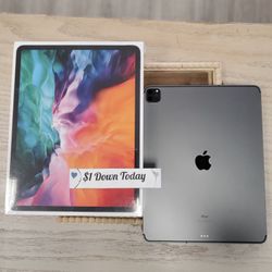 Apple iPad Pro 12.9in 4th Gen LTE + Wifi - $1 DOWN TODAY, NO CREDIT NEEDED