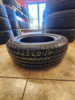 (1) 225 60R 17 USED TIRE HERCULES 2256017 USED TIRE (SINGLE) MOUNT BALANCE INCLUDED