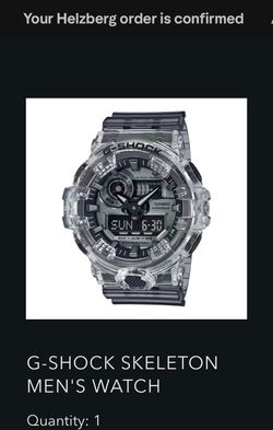 G shock skeleton