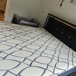 King mattress And king bed Frame