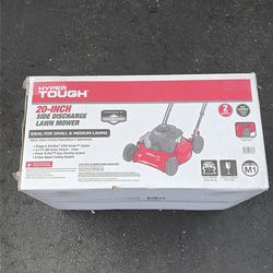 Hyper Tough 20" 125cc Gas Powered Walk-Behind Push Lawn Mower with Briggs & Stratton Engine, Red