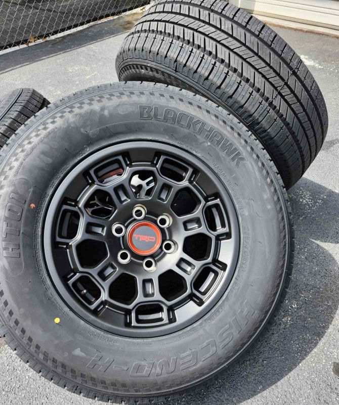 17" Toyota TRD Pro22 Replica Wheels And Tires Tacoma 4Runner Tundra Sequoia