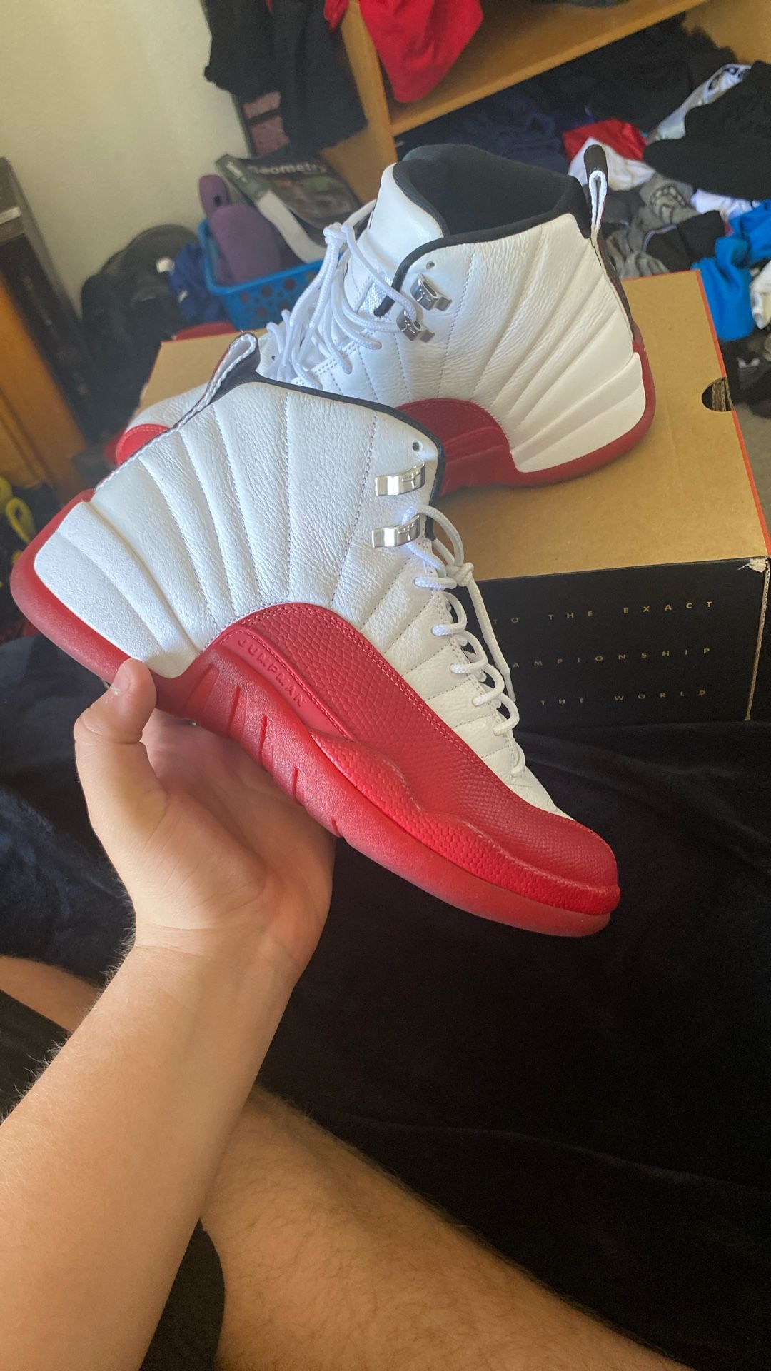 jordan 12 cherry size 11 worn ONCE