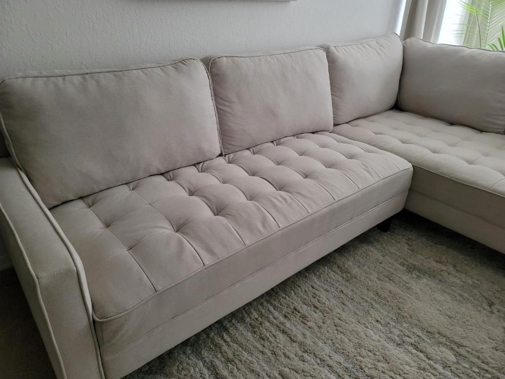 Beige Sectional Sofa