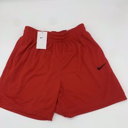 Mens Nike Dri-Fit Basketball Mesh 6" Shorts Red Black DH7166-657 NWT