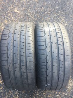 255/35/20 matching PAIR of 2 Pirelli used tires in great condition 60-70% tread 125$ plus tax for 2 . Installation balance and alignment available bu