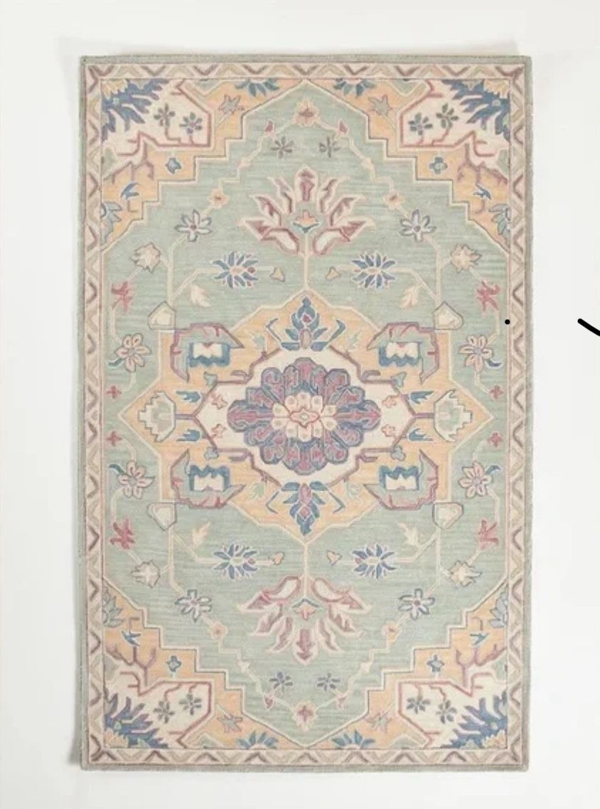 8’ x 10’ Caro Wool Tufted Rug - Anthropologie