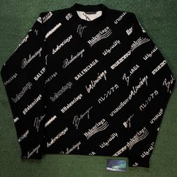 Balenciaga logomania crewneck