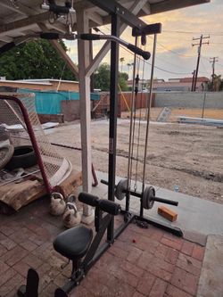 Exercise  station (weights not included)