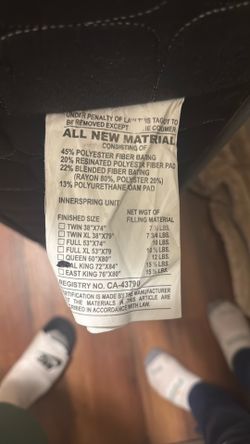 Cal King mattress