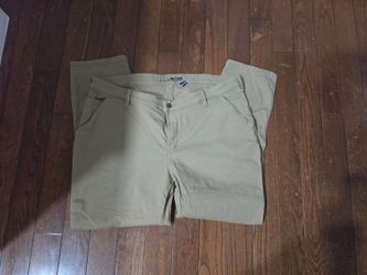 Carhartt Women’s 18 Brown Relaxed Fit Canvas Work Pants - Inseam 29