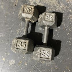 35lb Dumbbells 