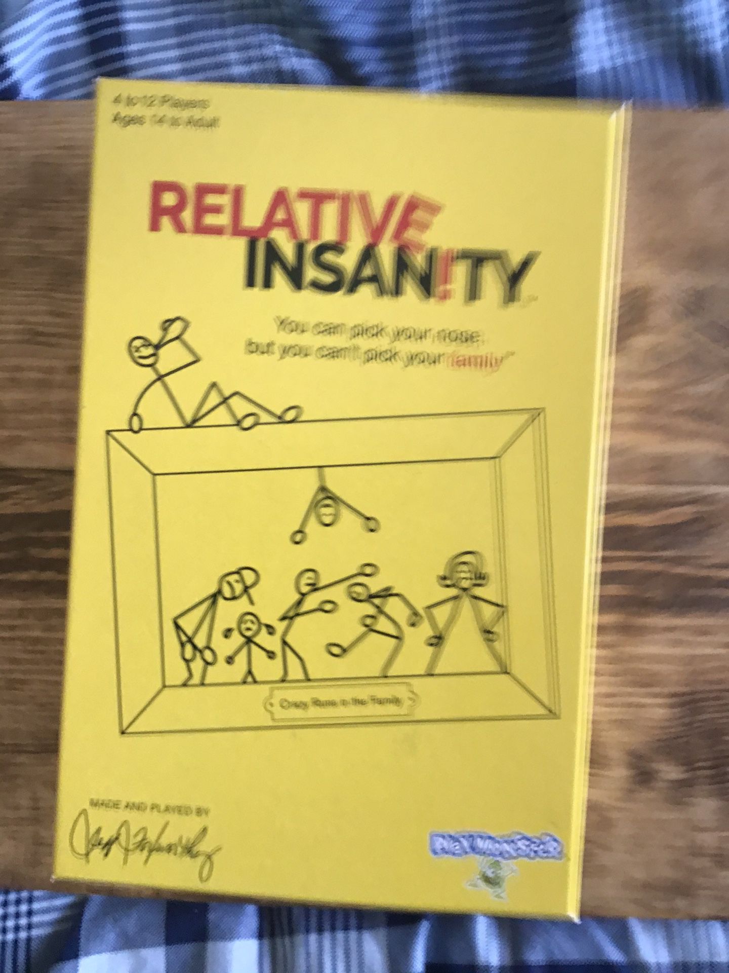 Relative Insanity Board Game
