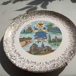 Vintage Indiana Landmark Collectors Plate