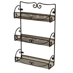 Deco Brothers 3 Tier Wall Mounted Hanging Spice Rack, Choice in Spice Racks