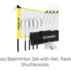 Patiassy Badminton Set-New