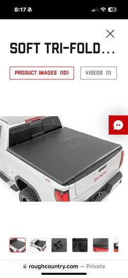 Truck bed cover brand new trifold 6 foot 2” x 61” wide still in box