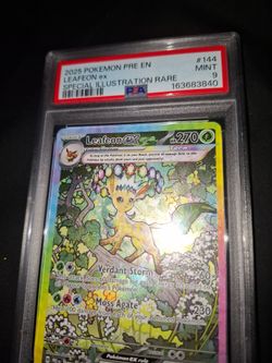 Leafeon ex Special Illustration Rare PSA 9